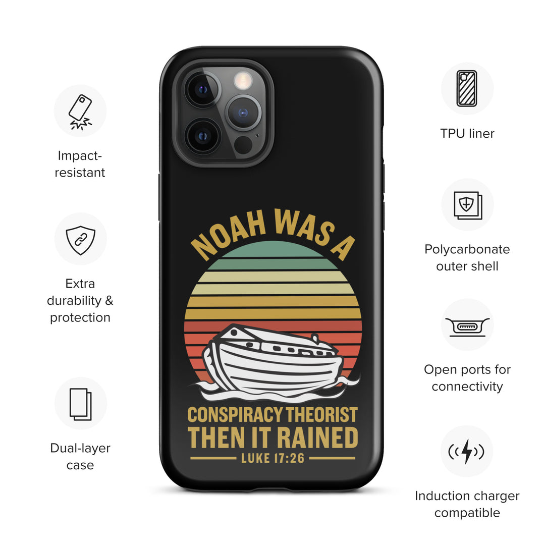 Christian Phone Case Noah Conspiracy Black for iPhone® iPhone® Phone Cases   