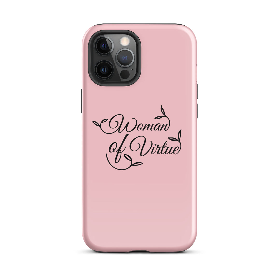 Christian Phone Case Woman of Virtue Pink for iPhone® iPhone® Phone Cases Glossy iPhone 12 Pro Max 