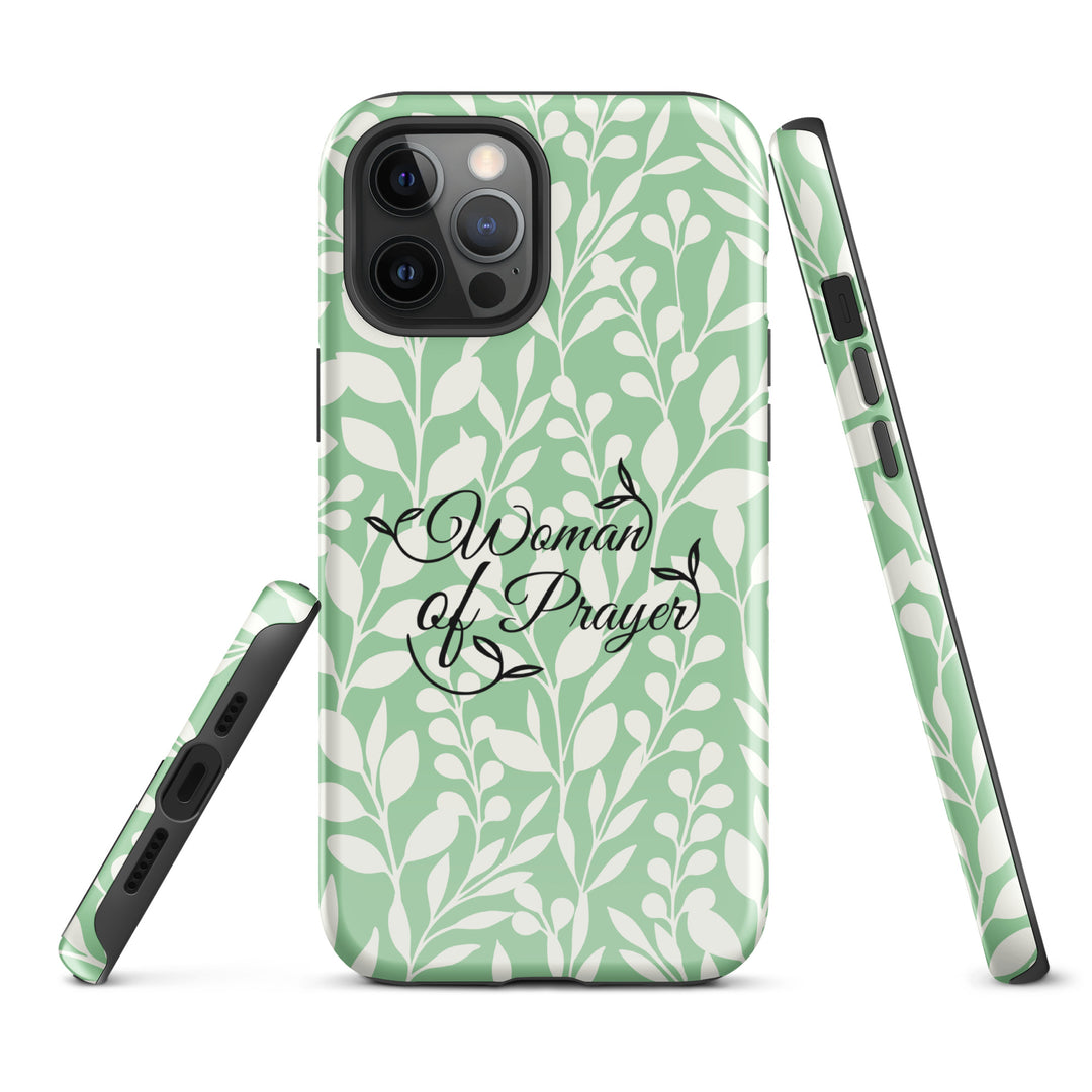 Christian Phone Case Woman of Prayer Green for iPhone® iPhone® Phone Cases   