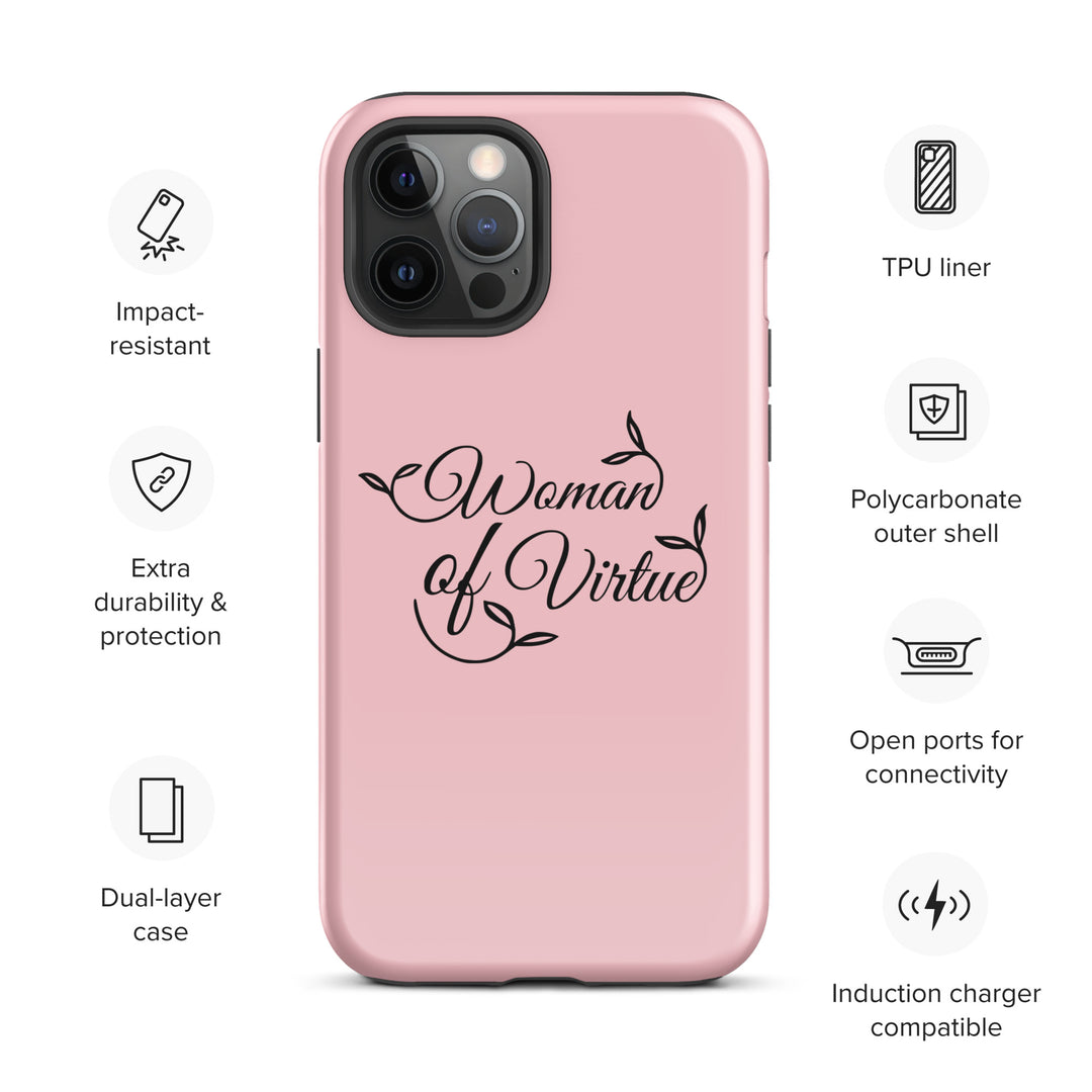 Christian Phone Case Woman of Virtue Pink for iPhone® iPhone® Phone Cases   