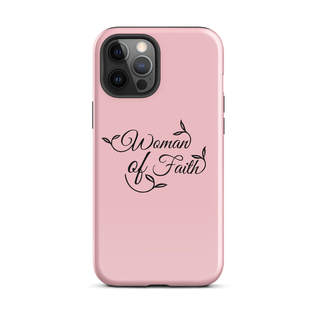 Christian Phone Case Woman of Faith Pink for iPhone® iPhone® Phone Cases Glossy iPhone 12 Pro Max 