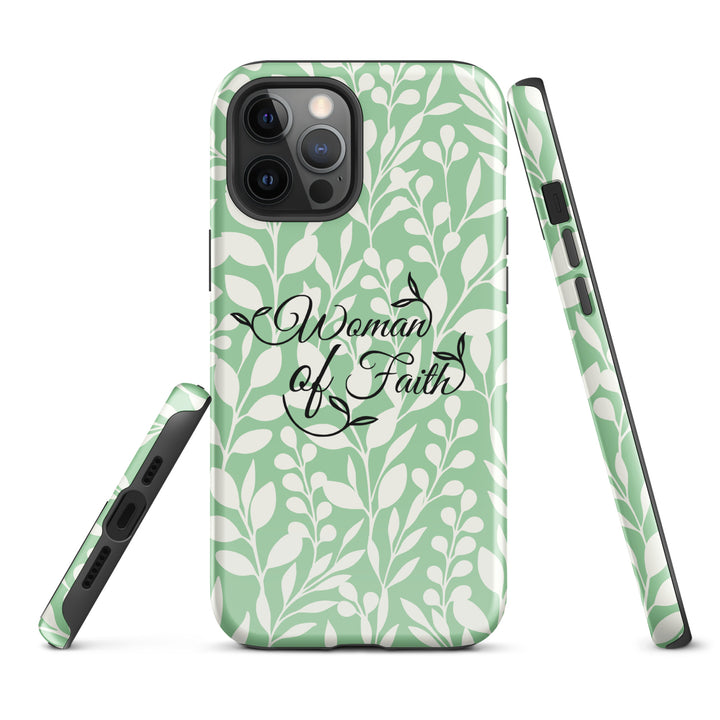 Christian Phone Case Woman of Faith Green for iPhone® iPhone® Phone Cases   