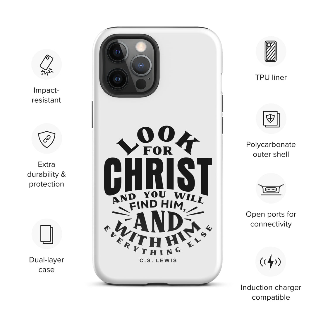 Christian Phone Case Look For Christ White for iPhone® iPhone® Phone Cases   