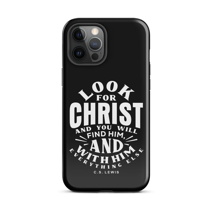 Christian Phone Case Look For Christ Black for iPhone® iPhone® Phone Cases Glossy iPhone 12 Pro Max 