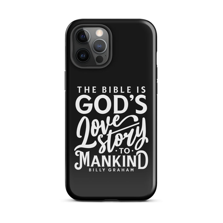 Christian Phone Case God's Love Story Black for iPhone® iPhone® Phone Cases Glossy iPhone 12 Pro Max 