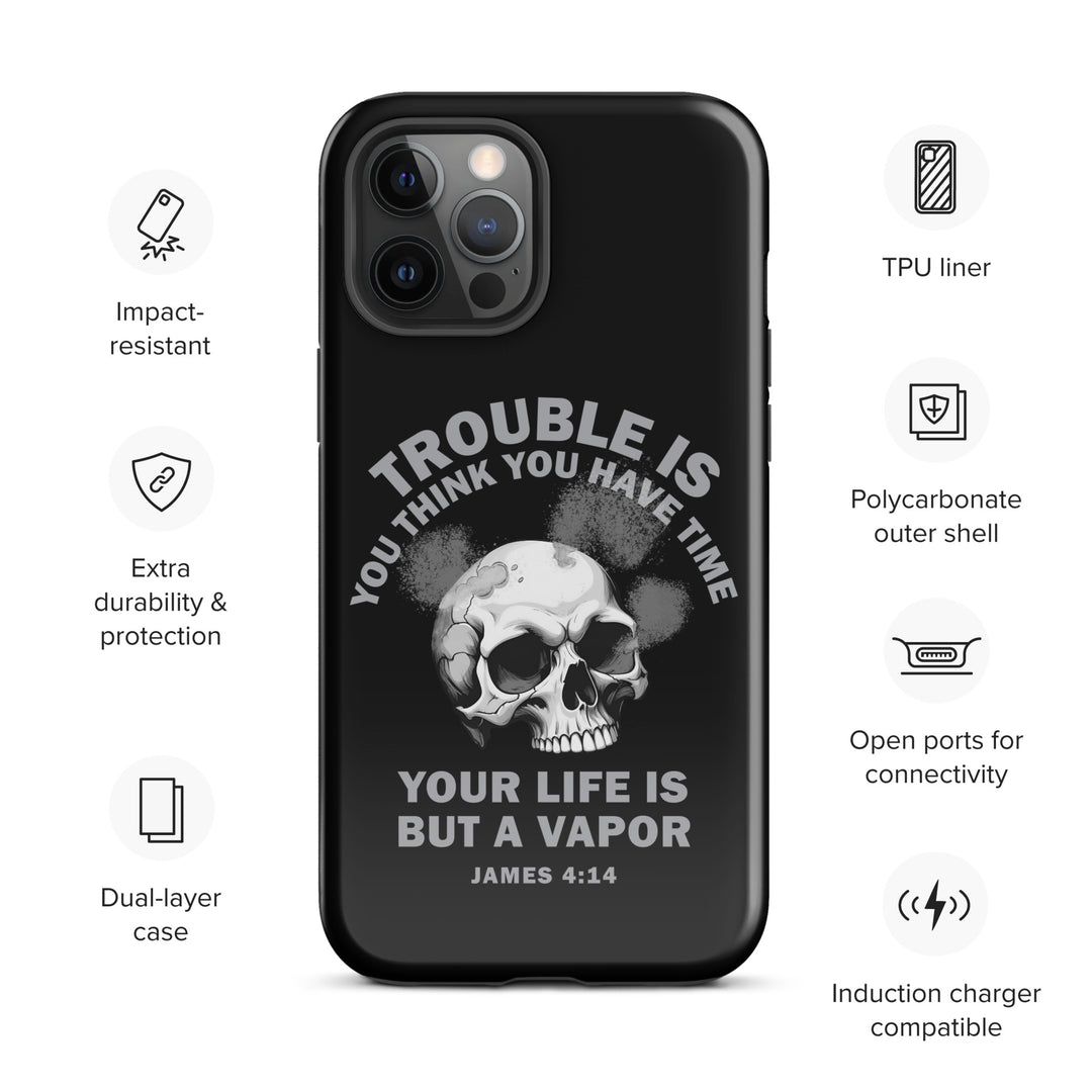 Christian Phone Case Life Is Vapor Black for iPhone® iPhone® Phone Cases   