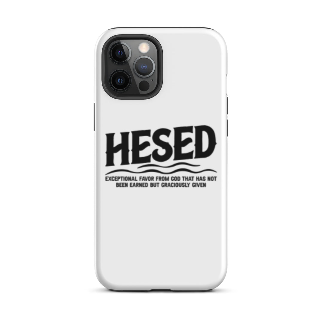 Christian Phone Case Hesed Exceptional Favor White for iPhone® iPhone® Phone Cases Glossy iPhone 12 Pro Max 