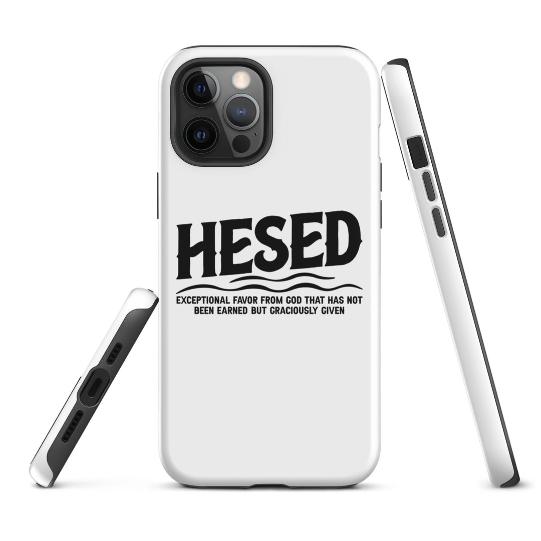 Christian Phone Case Hesed Exceptional Favor White for iPhone® iPhone® Phone Cases   