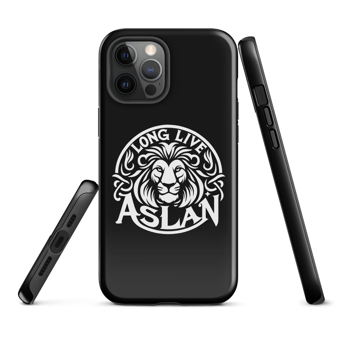 Christian Phone Case Long Live Aslan Black for iPhone® iPhone® Phone Cases   