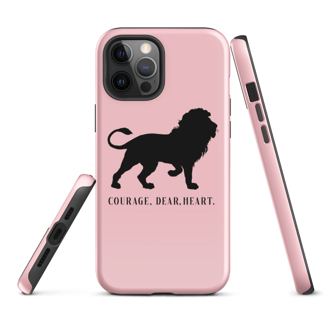 Christian Phone Case Courage Dear Heart Pink for iPhone® iPhone® Phone Cases   