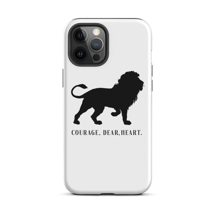 Christian Phone Case Courage Dear Heart White for iPhone® iPhone® Phone Cases Glossy iPhone 12 Pro Max 