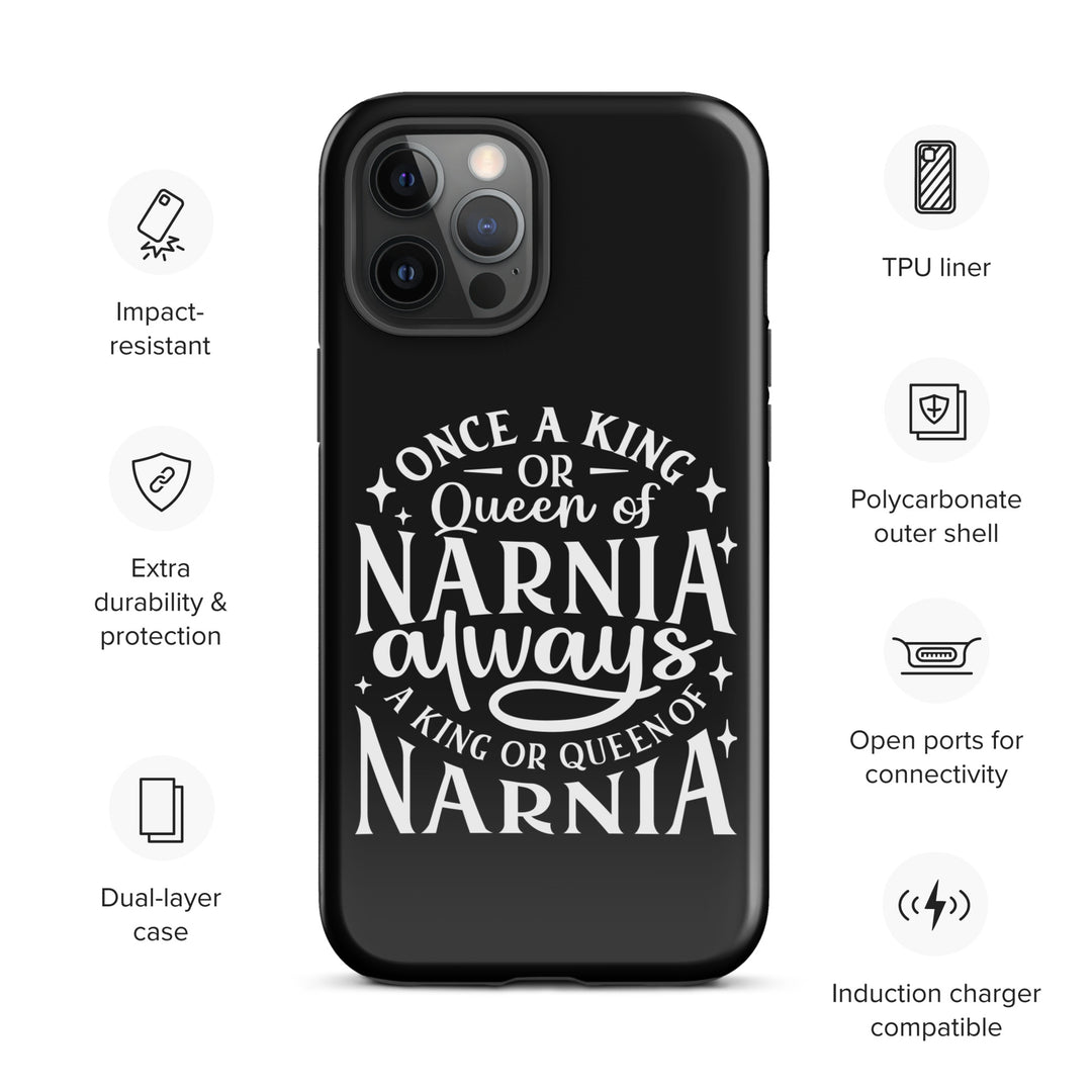 Christian Phone Case King or Queen Narnia Black for iPhone® iPhone® Phone Cases   