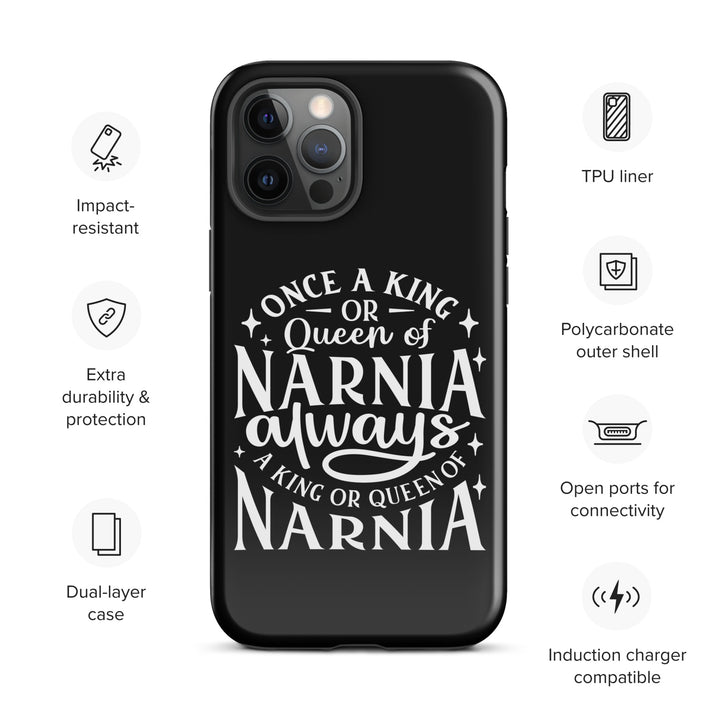 Christian Phone Case King or Queen Narnia Black for iPhone® iPhone® Phone Cases   