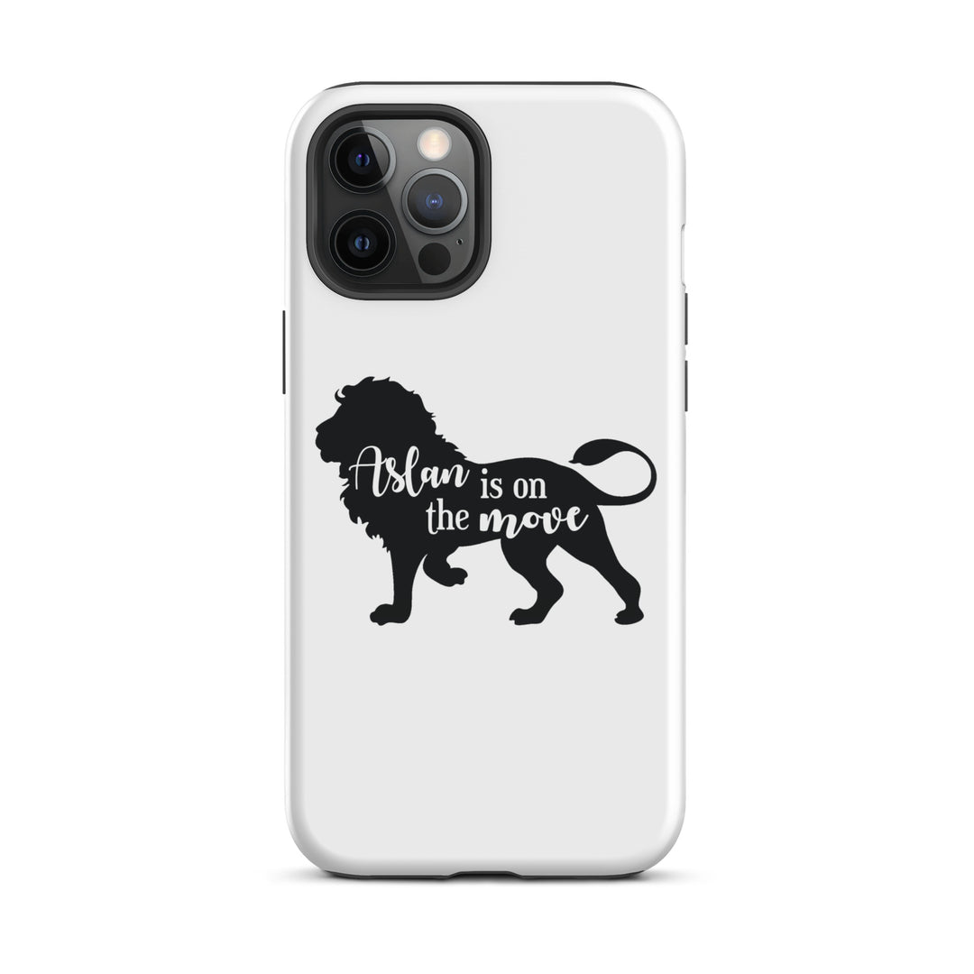 Christian Phone Case Aslan Is On The Move White for iPhone® iPhone® Phone Cases Glossy iPhone 12 Pro Max 