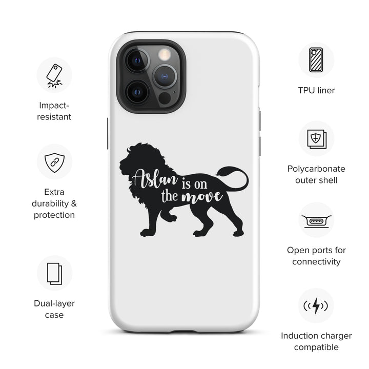 Christian Phone Case Aslan Is On The Move White for iPhone® iPhone® Phone Cases   