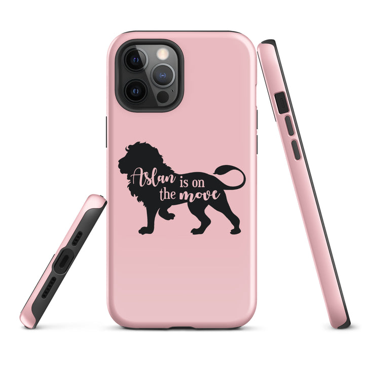 Christian Phone Case Aslan Is On Move Pink for iPhone® iPhone® Phone Cases   