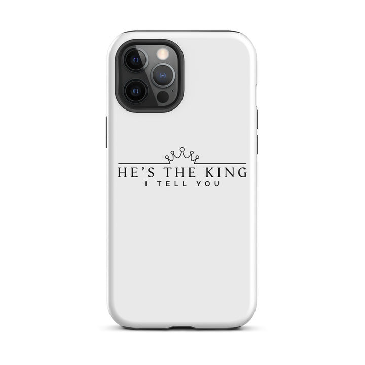 Christian Phone Case He's The King White for iPhone® iPhone® Phone Cases Glossy iPhone 12 Pro Max 