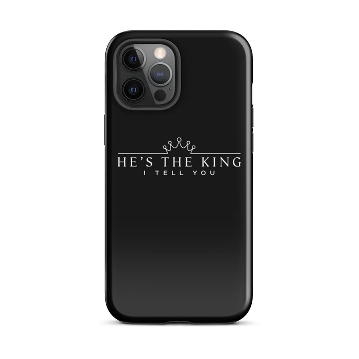 Christian Phone Case He's The King Black for iPhone® iPhone® Phone Cases Glossy iPhone 12 Pro Max 