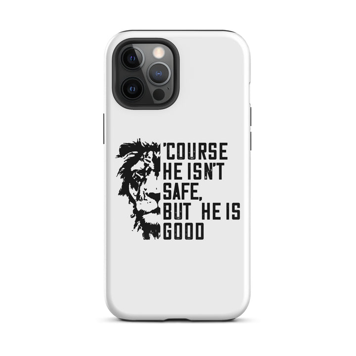 Christian Phone Case 'Course He Isn't Safe White for iPhone® iPhone® Phone Cases Glossy iPhone 12 Pro Max 