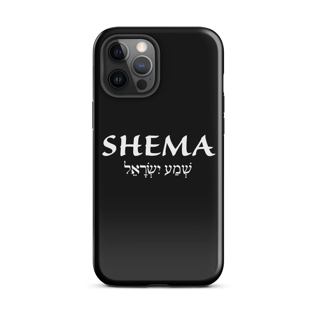 Christian Phone Case Shema Hebrew Black for iPhone® iPhone® Phone Cases Glossy iPhone 12 Pro Max 