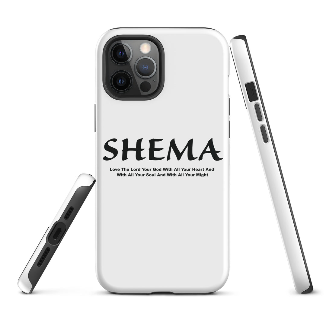 Christian Phone Case Shema Love The Lord White for iPhone® iPhone® Phone Cases   