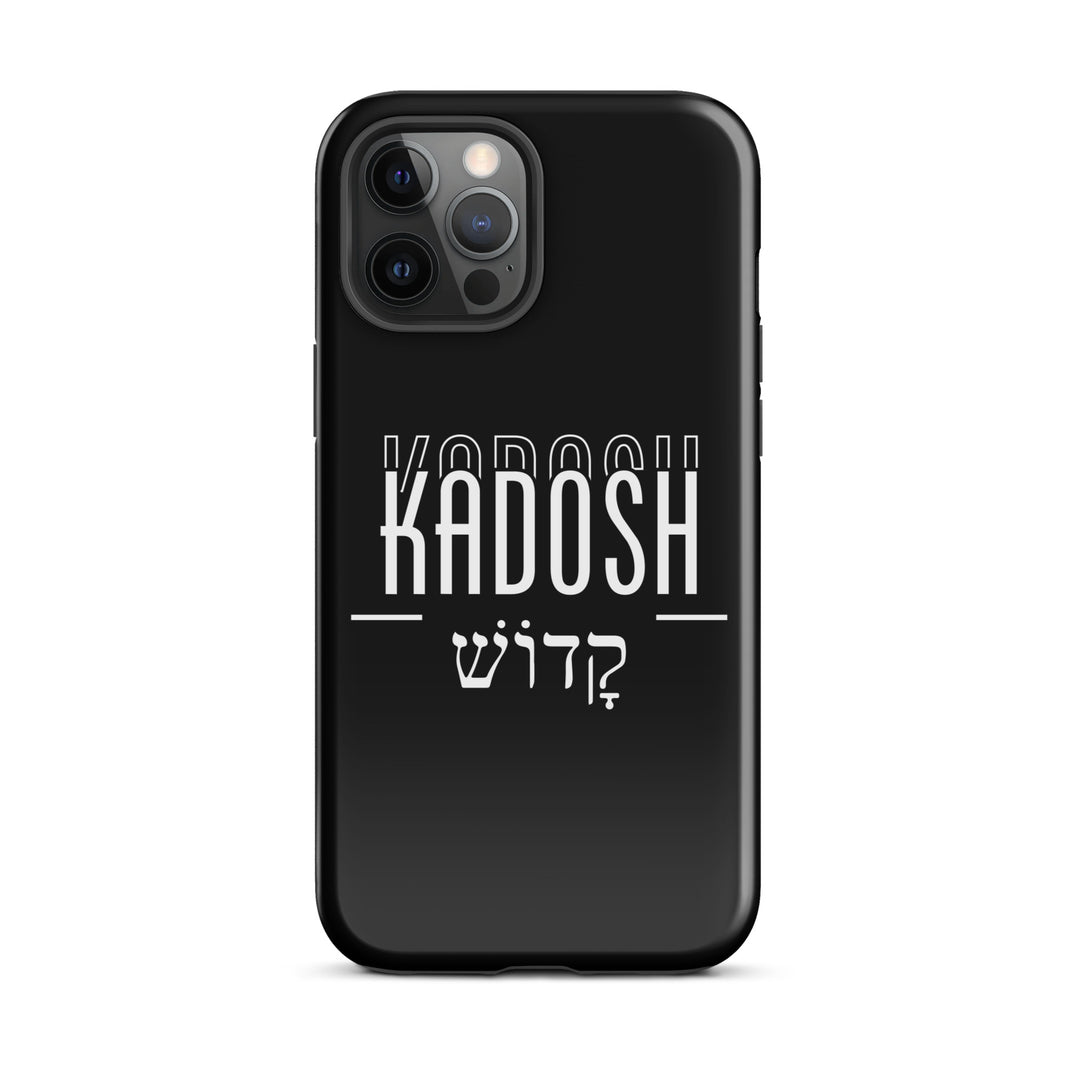 Christian Phone Case Kadosh Hebrew Black for iPhone® iPhone® Phone Cases Glossy iPhone 12 Pro Max 