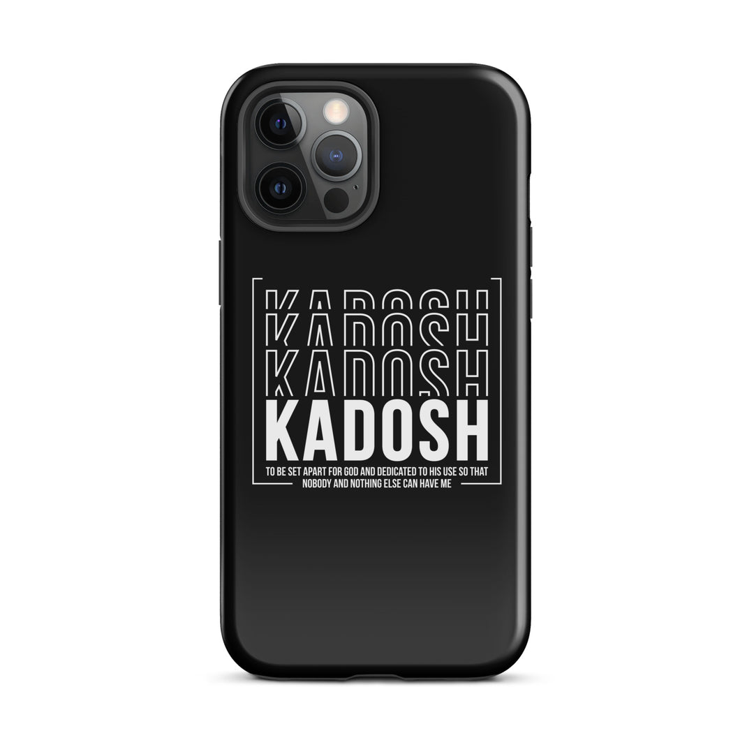 Christian Phone Case Kadosh Dedicated To His Use Black for iPhone® iPhone® Phone Cases Glossy iPhone 12 Pro Max 