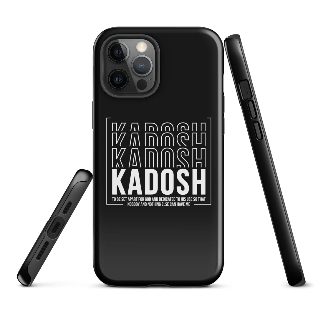 Christian Phone Case Kadosh Dedicated To His Use Black for iPhone® iPhone® Phone Cases   