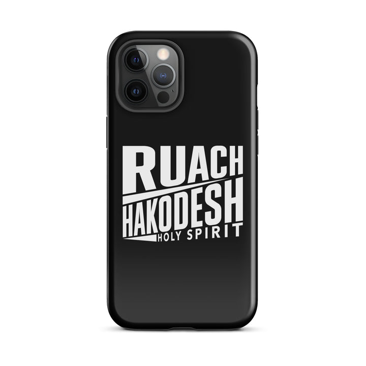 Christian Phone Case Ruach Hakodesh Holy Spirit Black for iPhone® iPhone® Phone Cases Glossy iPhone 12 Pro Max 