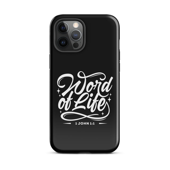 Christian Phone Case Word of Life Black for iPhone® iPhone® Phone Cases Glossy iPhone 12 Pro Max 