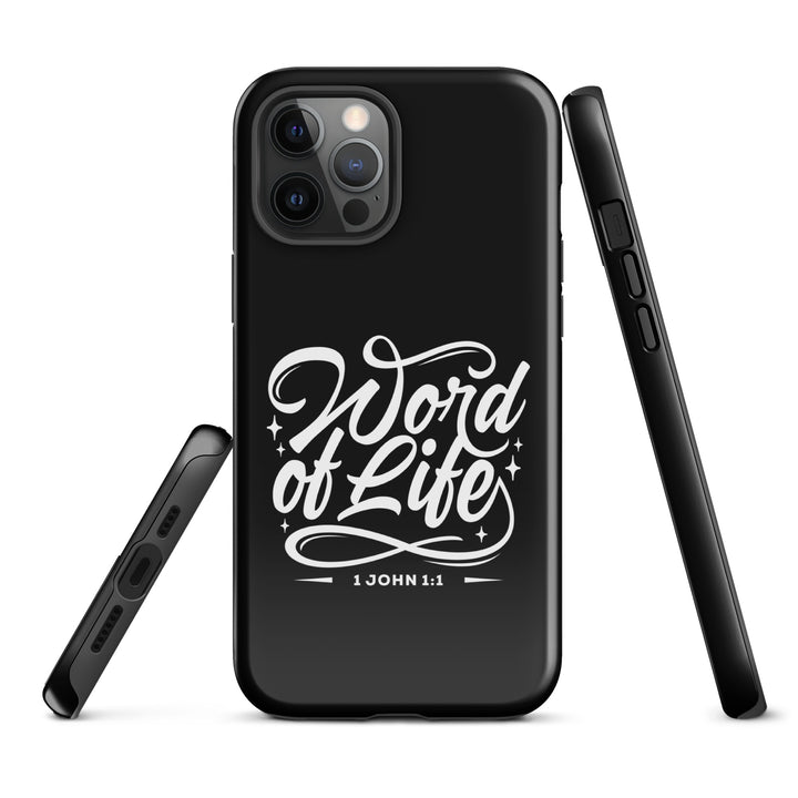 Christian Phone Case Word of Life Black for iPhone® iPhone® Phone Cases   