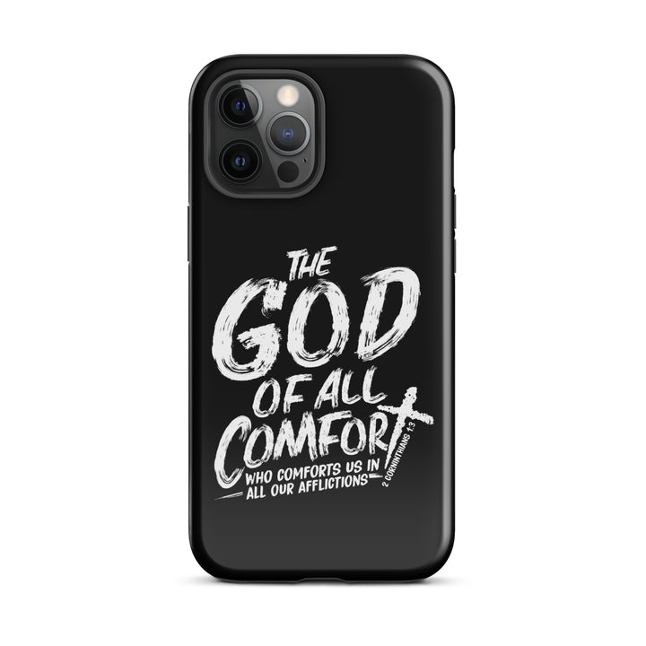 Christian Phone Case God of All Comfort Black for iPhone® iPhone® Phone Cases Glossy iPhone 12 Pro Max 