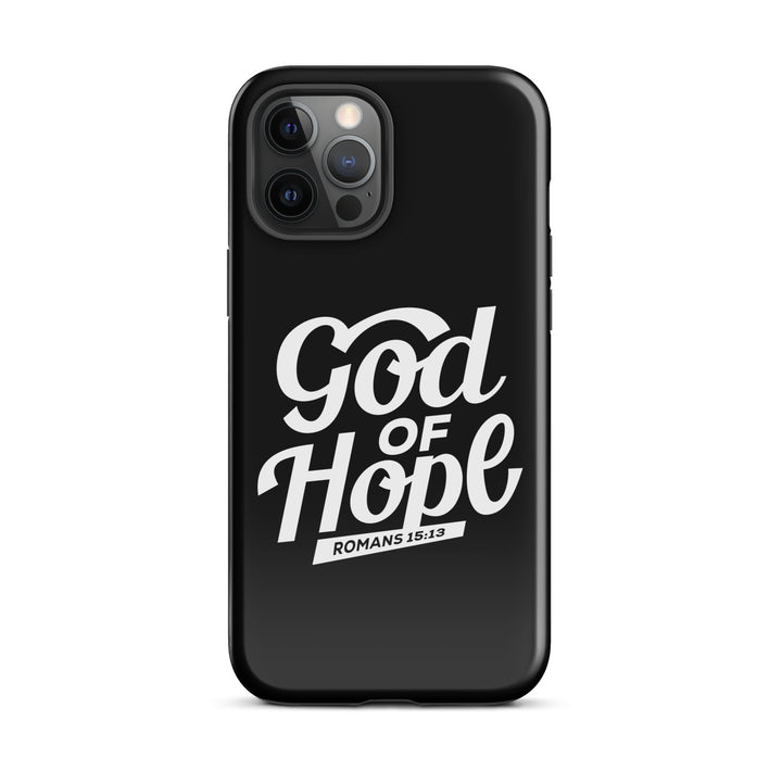 Christian Phone Case God of Hope Black for iPhone® iPhone® Phone Cases Glossy iPhone 12 Pro Max 