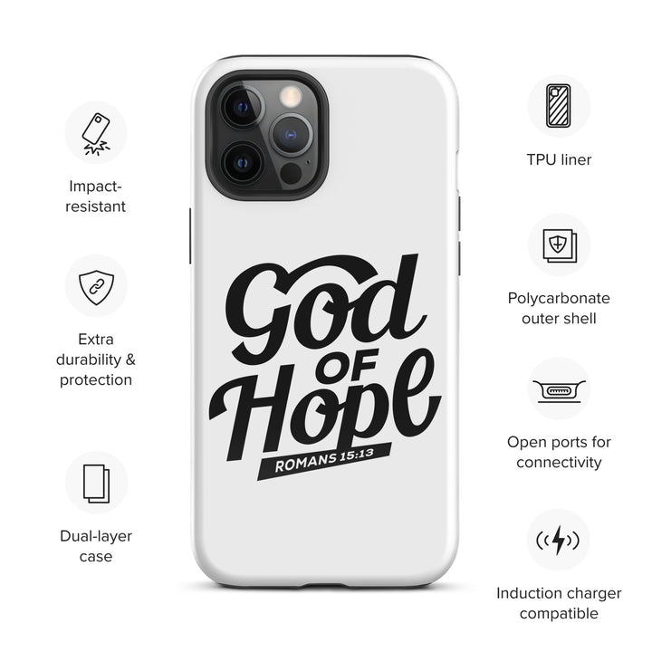 Christian Phone Case God of Hope White for iPhone® iPhone® Phone Cases   