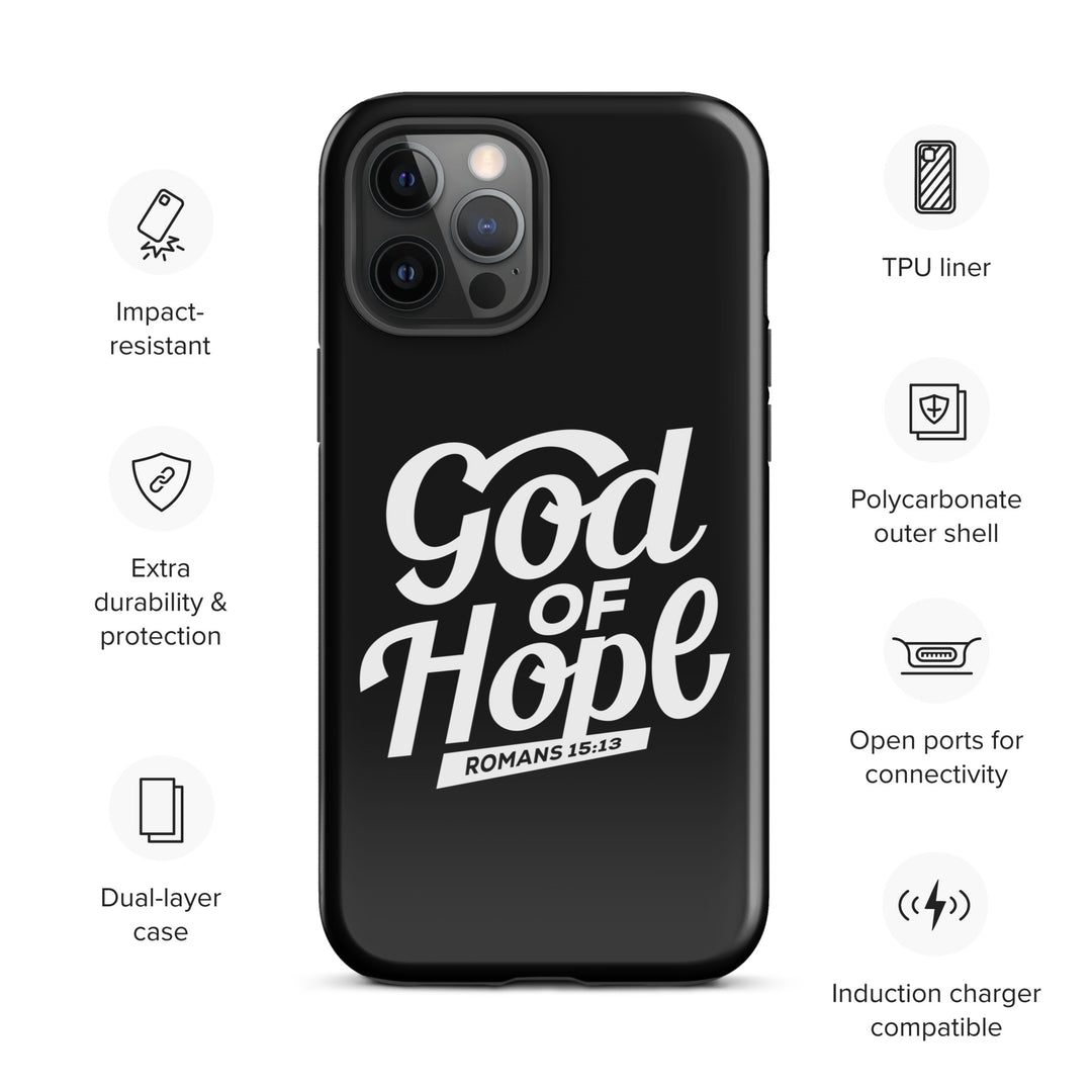 Christian Phone Case God of Hope Black for iPhone® iPhone® Phone Cases   