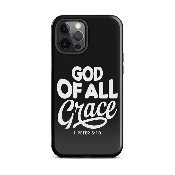 Christian Phone Case God of All Grace Black for iPhone® iPhone® Phone Cases Glossy iPhone 12 Pro Max 