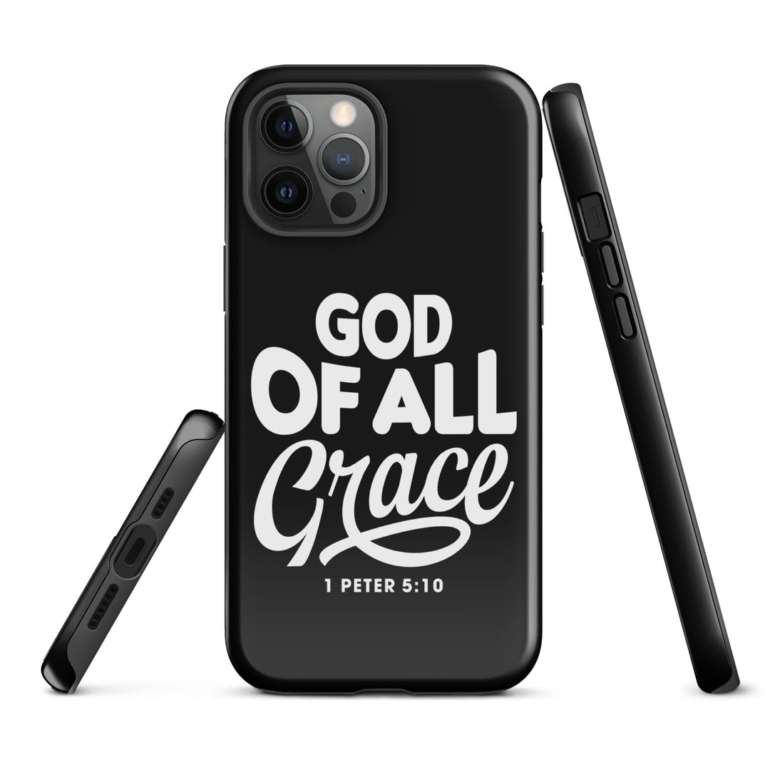 Christian Phone Case God of All Grace Black for iPhone® iPhone® Phone Cases   