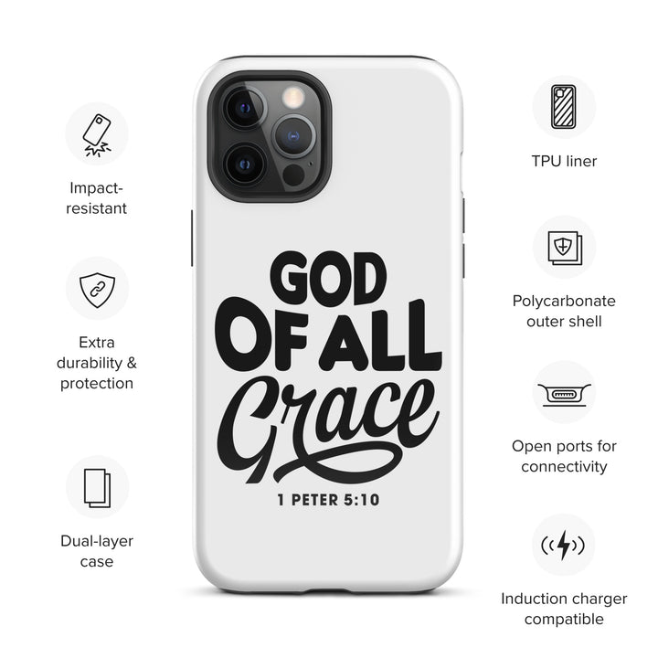 Christian Phone Case God of All Grace White for iPhone® iPhone® Phone Cases   