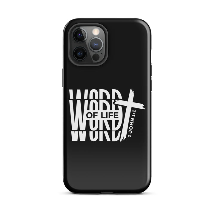 Christian Phone Case Word of Life Black for iPhone® iPhone® Phone Cases Glossy iPhone 12 Pro Max 