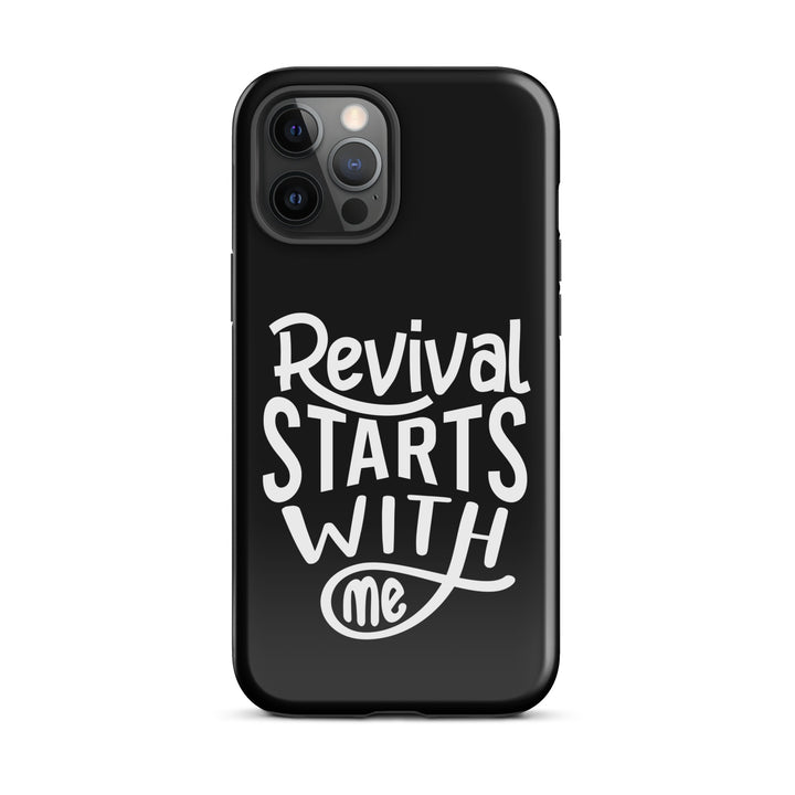 Christian Phone Case Revival Starts With Me Black for iPhone® iPhone® Phone Cases Glossy iPhone 12 Pro Max 