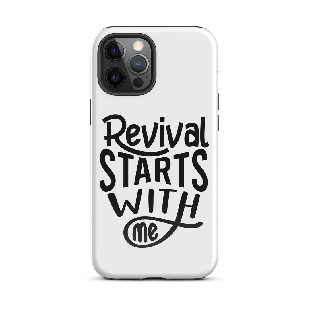 Christian Phone Case Revival Starts With Me White for iPhone® iPhone® Phone Cases Glossy iPhone 12 Pro Max 