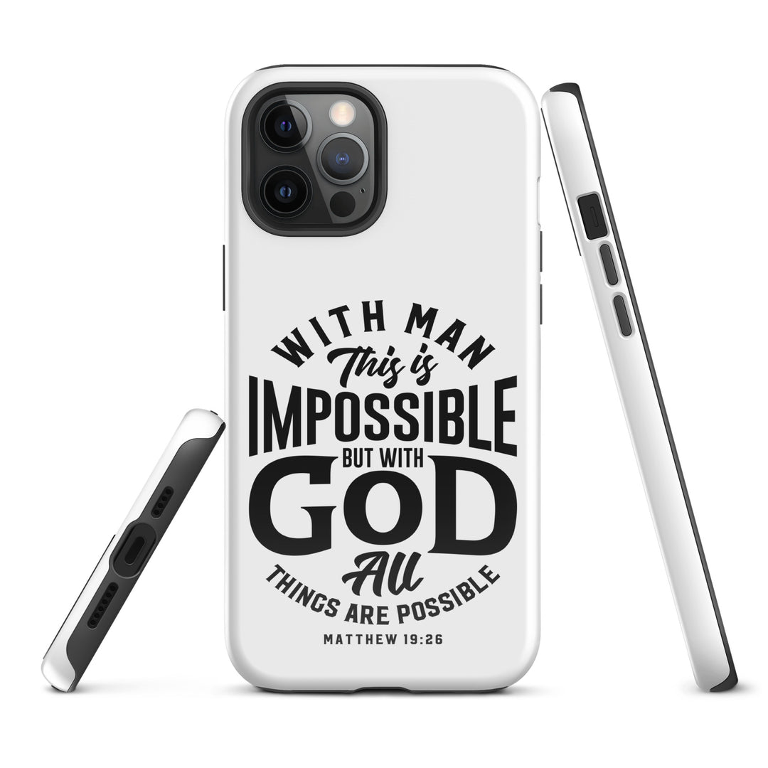 Christian Phone Case All Things Possible White for iPhone® iPhone® Phone Cases   