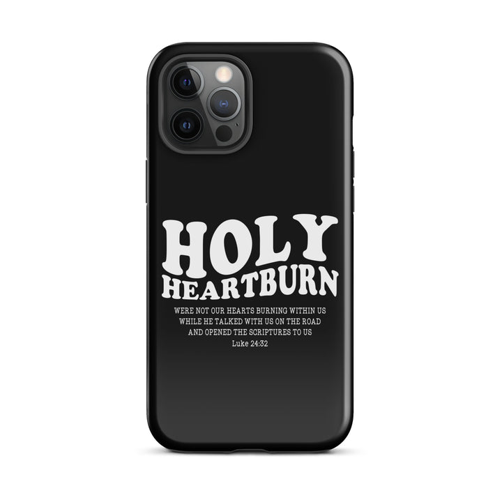 Christian Phone Case Holy Heartburn Black for iPhone® iPhone® Phone Cases Glossy iPhone 12 Pro Max 