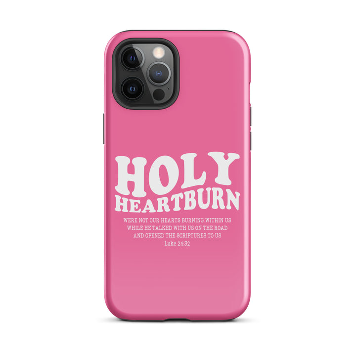 Christian Phone Case Holy Heartburn Pink  for iPhone® iPhone® Phone Cases Glossy iPhone 12 Pro Max 