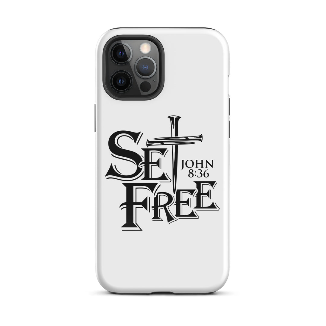 Christian Phone Case Set Free White for iPhone® iPhone® Phone Cases Glossy iPhone 12 Pro Max 