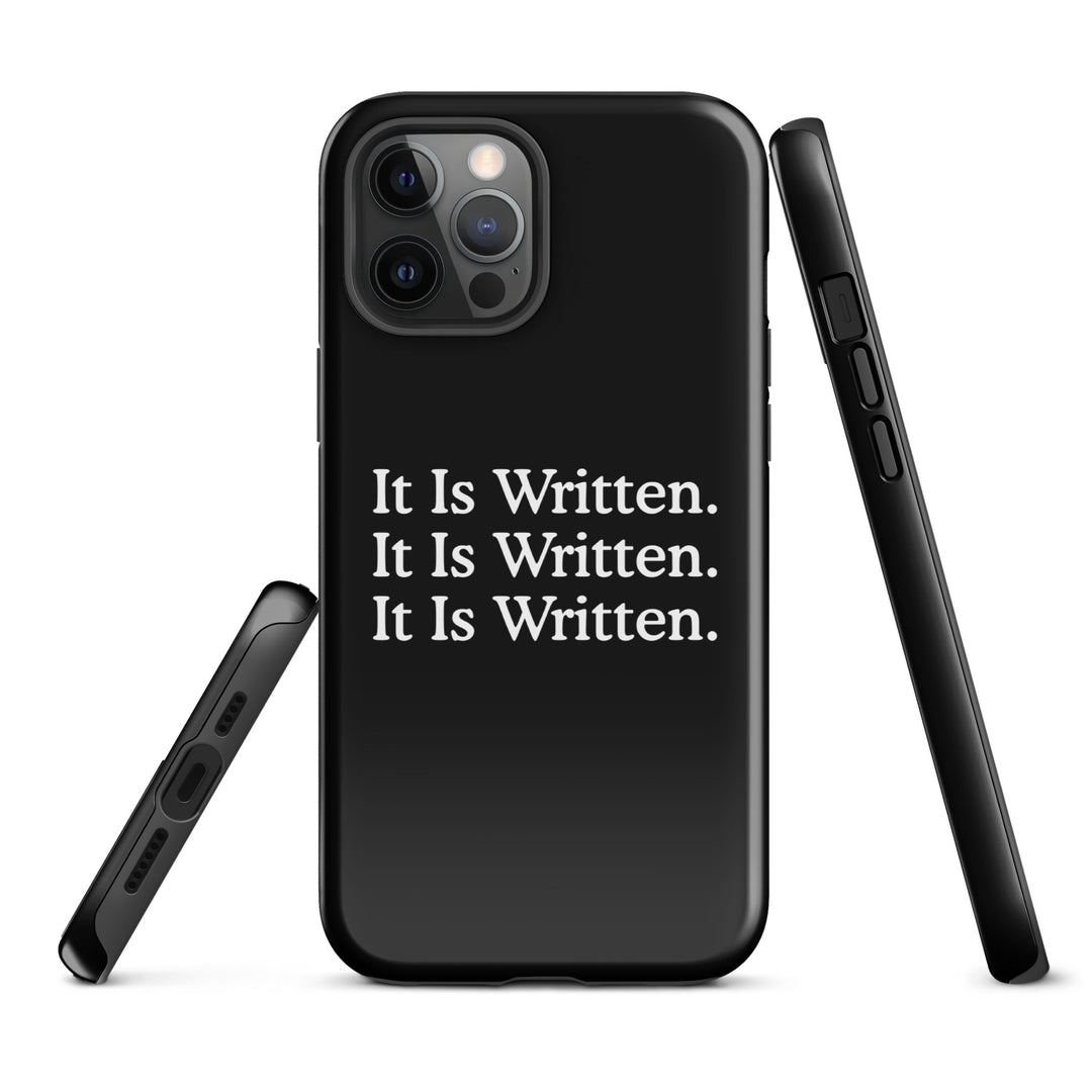 Christian Phone Case It Is Written Black for iPhone® iPhone® Phone Cases   