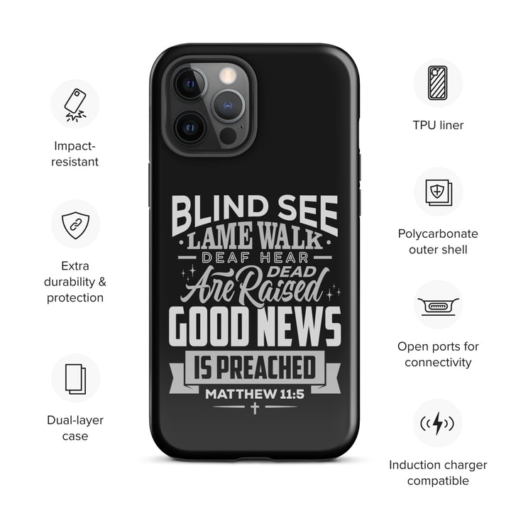 Christian Phone Case Go Tell John Black for iPhone® iPhone® Phone Cases   