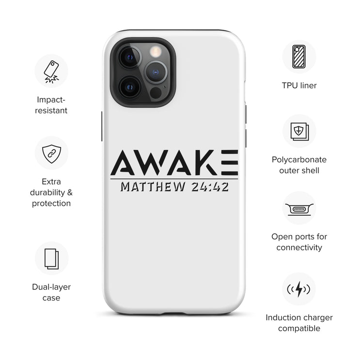 Christian Phone Case Awake White for iPhone® iPhone® Phone Cases   