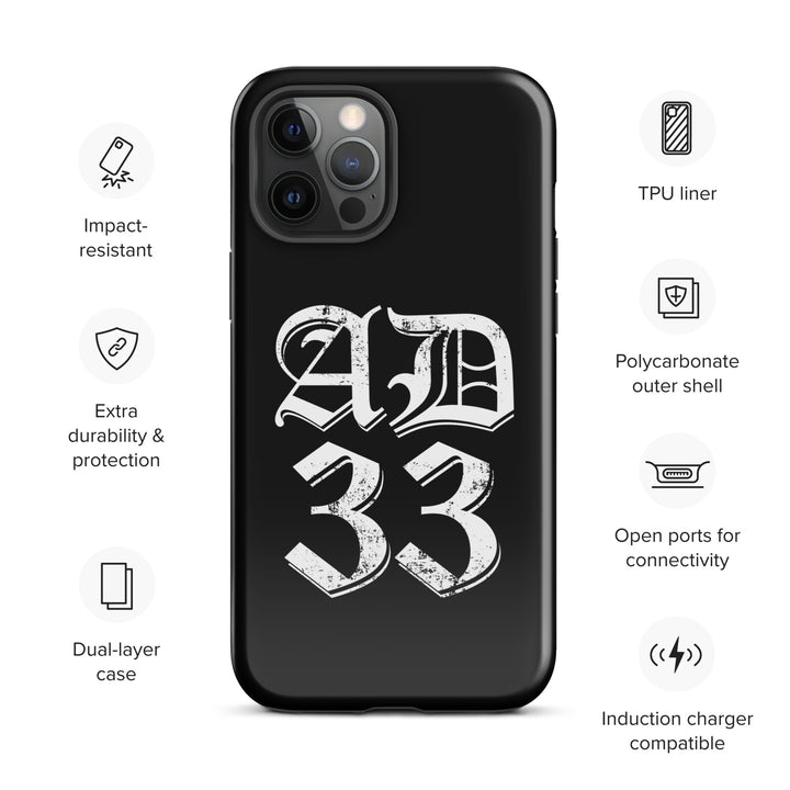 Christian Phone Case AD 33 Old English Black for iPhone® iPhone® Phone Cases   