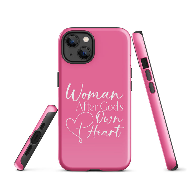 Christian Phone Case Woman After God's Heart Pink for iPhone® iPhone® Phone Cases   